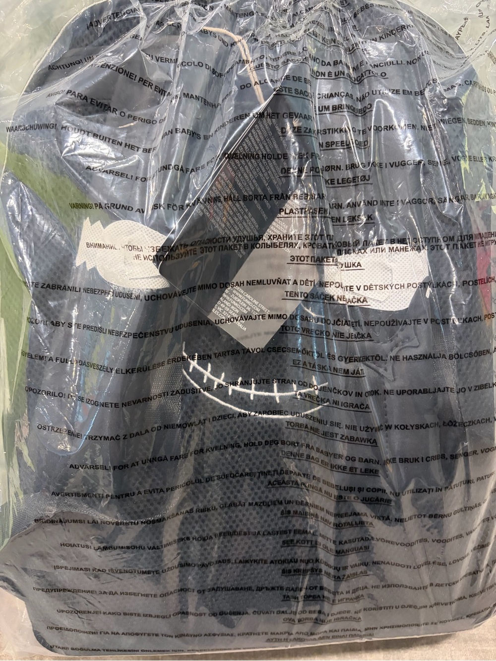 Loungefly Black and White Pinstripe NBC Backpack - Picture 2 of 3